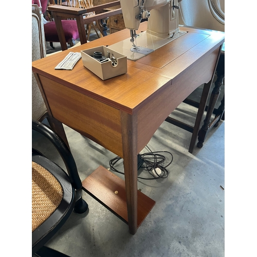 13 - Folding Singer sewing machine table