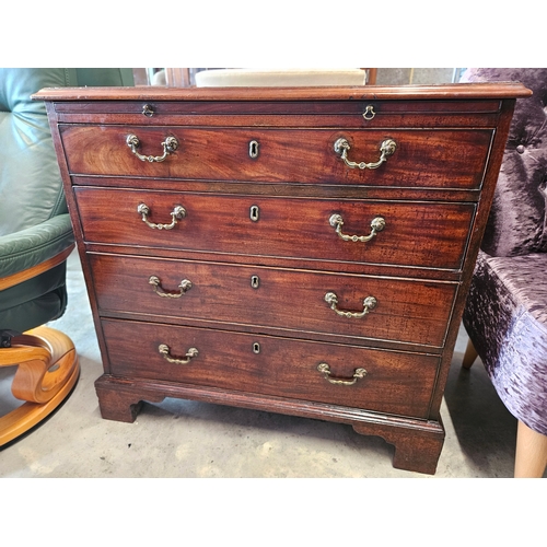 87 - Antique Georgian mahogany chest of drawers