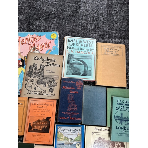 220 - Various vintage travel books