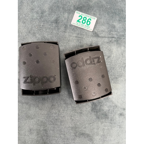 286 - 2 x Zippo lighters USA