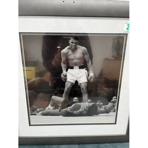 293 - Framed Muhammed Ali & Sonny Liston