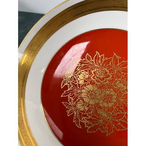 303 - Minton bone China bowl with gold guilt decoration