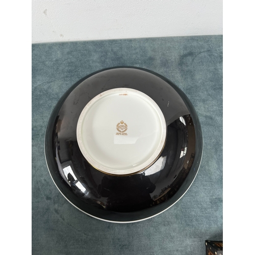 303 - Minton bone China bowl with gold guilt decoration