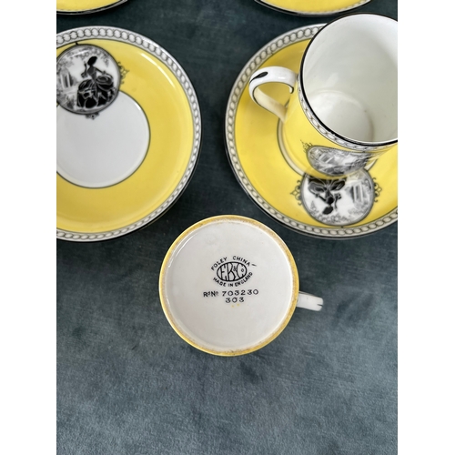 323 - Foley China Art Deco tea set