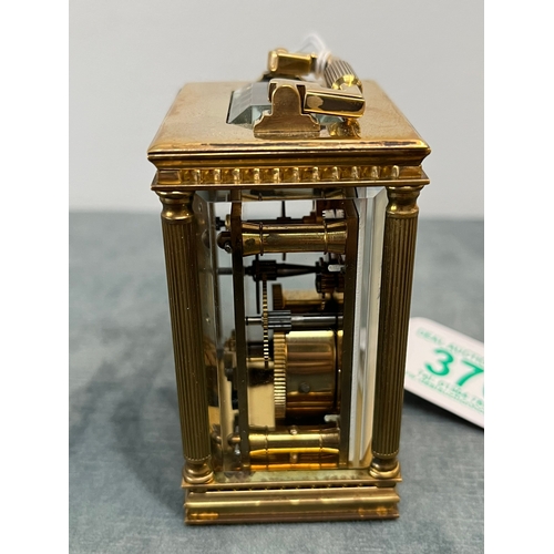 376 - Miniature Mappin and Webb carriage clock