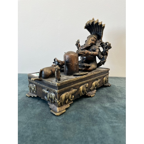 184 - Bronze Ganesh