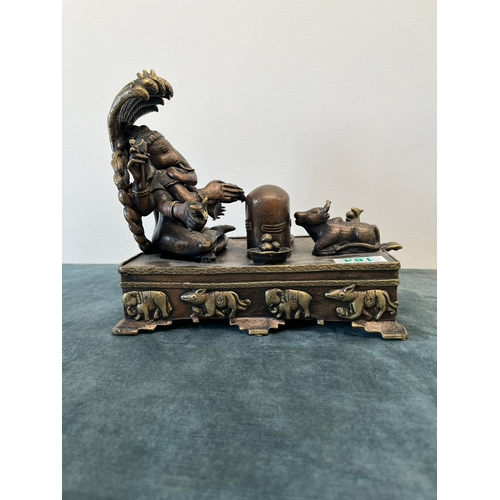 184 - Bronze Ganesh