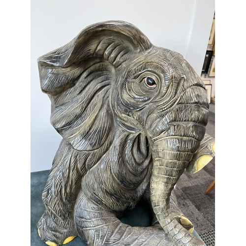 242 - Very large resin model of an elephant