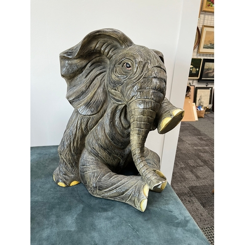 242 - Very large resin model of an elephant