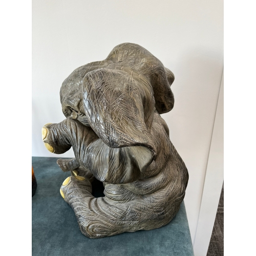 242 - Very large resin model of an elephant