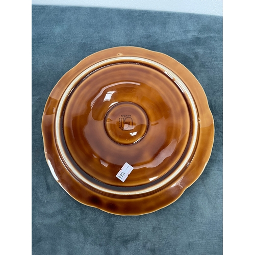 332 - Shell plate Sarreguemines France - Scallop