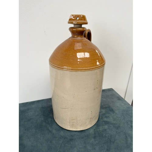 397 - Large stoneware flagon