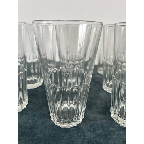 398 - 12 x King George pint glasses