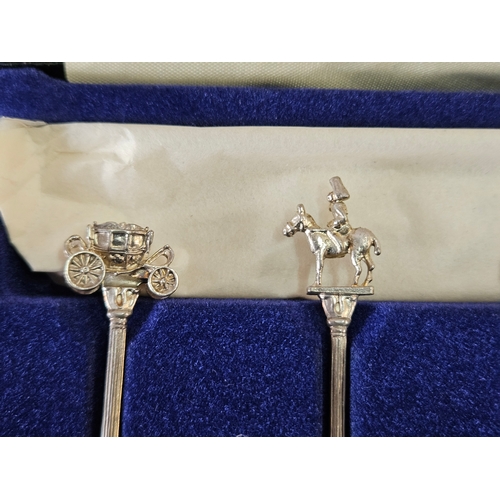 607 - Set of six sterling silver hallmarked 