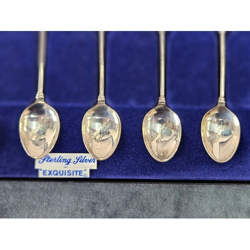 607 - Set of six sterling silver hallmarked 