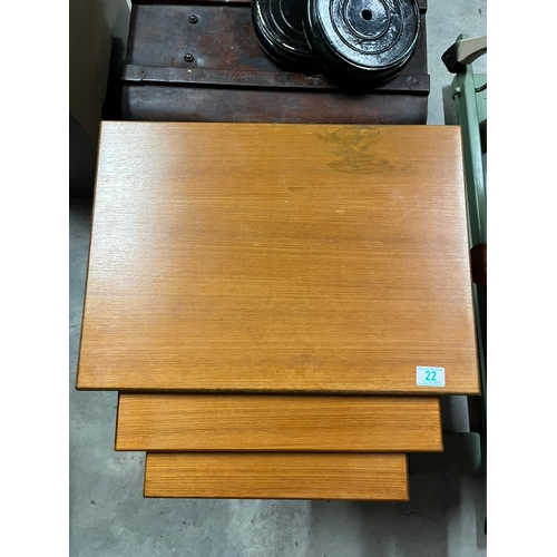 22 - Vintage retro nest of tables - G-Plan style