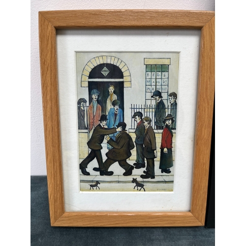 799 - Pair of prints - Golf de Sarlabot + L S Lowry