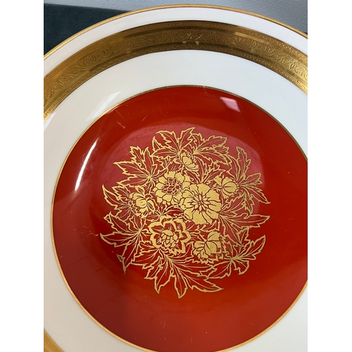 176 - Minton bone China bowl with gold guilt decoration