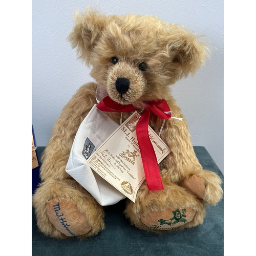 215 - Hermann Bear 70 Years M.J. Hummel Bear with Figurine