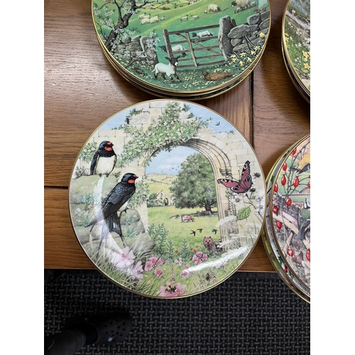 257 - 'All Creatures Great and Small' plate collection by artist Peter Barrett