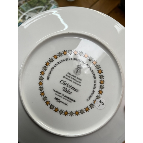 258 - Group of various porcelain Christmas plates