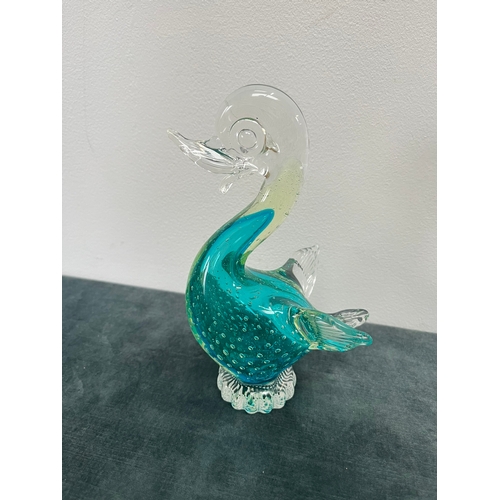 269 - Murano style glass swan