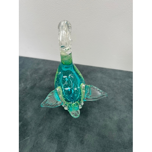 269 - Murano style glass swan