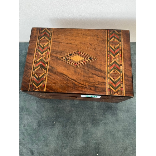 346 - Tunbridge ware style inlaid box