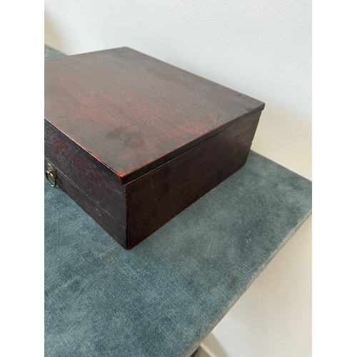 349 - Antique mahogany artist box