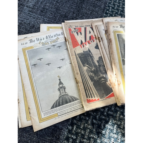 367 - Approximately 70 copies of WWII The War Illustrated magazines