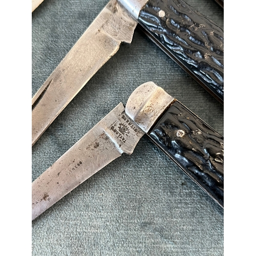 403 - 4 x Taylor witness Sheffield pocketknives - all strong snaps