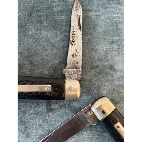 408 - 2 x Sheffield pocket knives - Venture