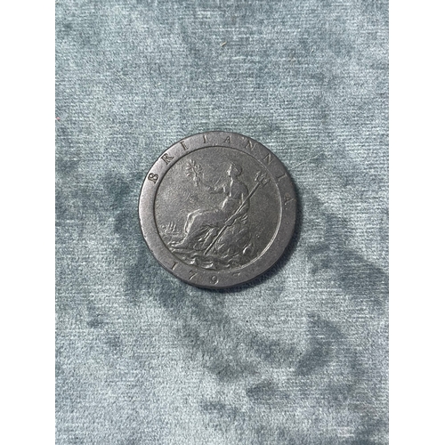 433 - George III 1797 Cartwheel penny