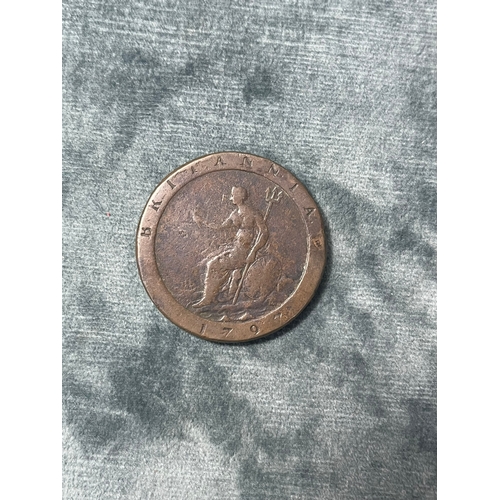 443 - George III 1797 engraved cartwheel penny