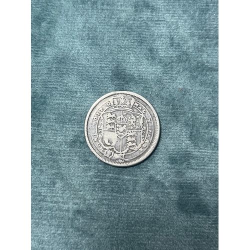 447 - George III silver shilling 