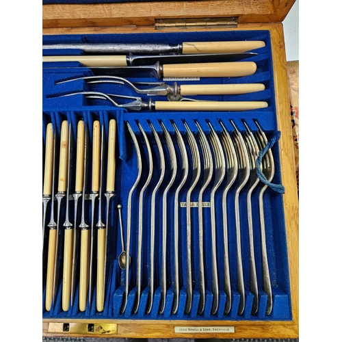 369 - Silverplate cutlery set - John Nowill and Sons Sheffield