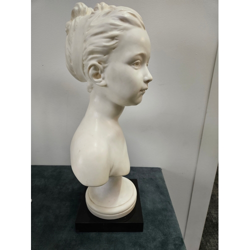 377 - In the style of Jean-Antoine HOUDON (1741-1828)
Bust of Louise Brongniart.