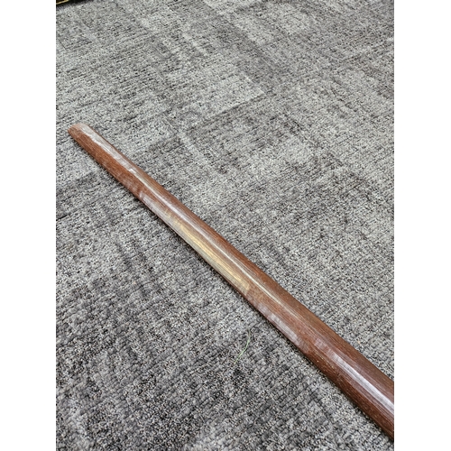 389 - 19th century hardwood tribal war club -Tonga?