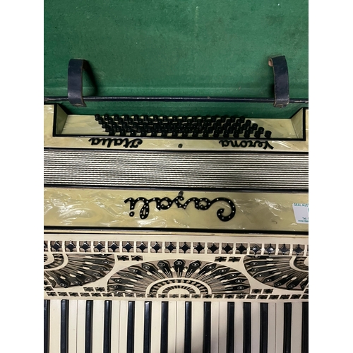 6 - Casali Verona Italy accordion in original carry case