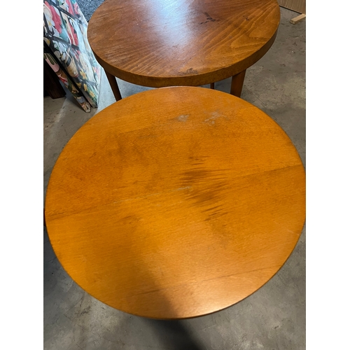 21 - Mid Century retro nest of three tables - Danish style