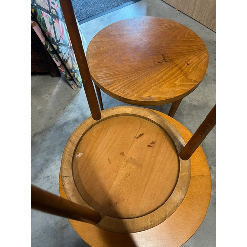 21 - Mid Century retro nest of three tables - Danish style