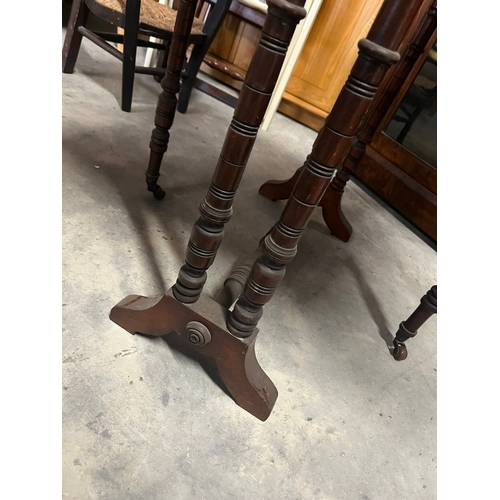 44 - Antique mahogany folding Sutherland table