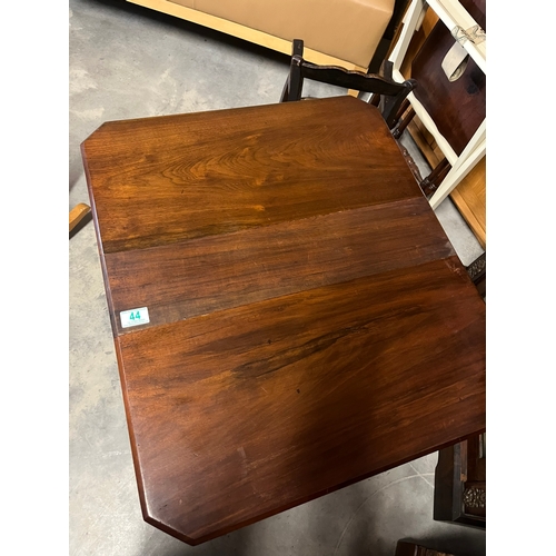 44 - Antique mahogany folding Sutherland table