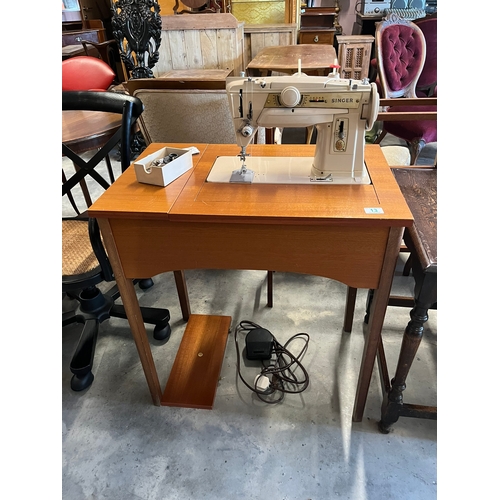 13 - Folding Singer sewing machine table