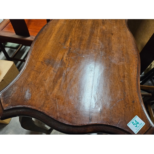 54 - Antique mahogany side table