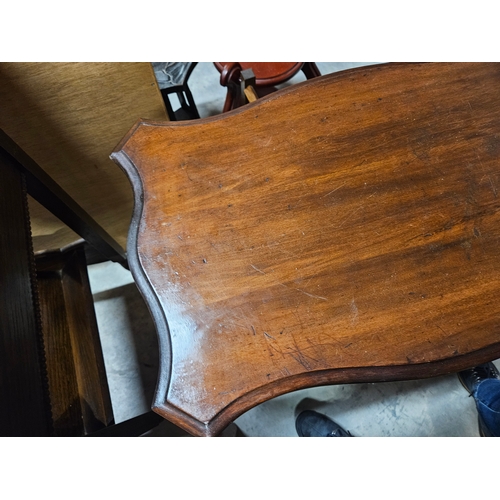 54 - Antique mahogany side table