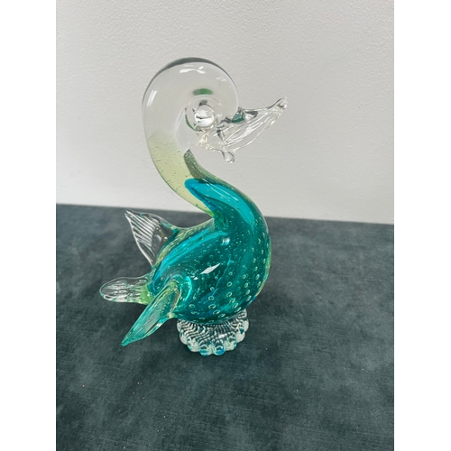 269 - Murano style glass swan