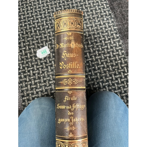 420 - Antique German bible - Dr. Martin Luther's