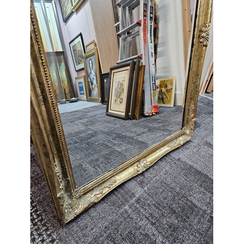 758 - Large modern mirror with beveled glass 

106cm x 75cm