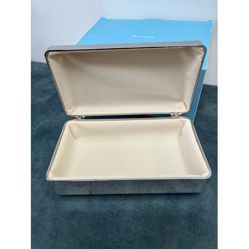 282 - Silver plated Baby's Keepsake Box